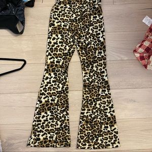 Sexy Two Piece Cheetah Print Outfit